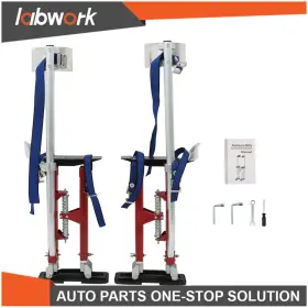 Tl31563q Labwork Adjustable Aluminum Tool Drywall Stilts 18 Inch - 30 For Painting Taping