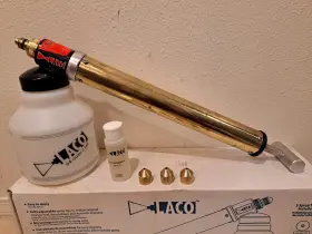 Tg500 Laco Drywall Hand Pump Texture Gun W 3 Tips And Performance Oil #2