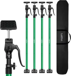 Lakfus 762949034989 Cabinet Jacks For Installing Cabinets Heavy Duty 49.2-114.2 4pc Green