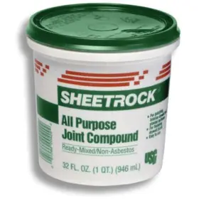 380270072 Lancaster Distribution 380270 U S Gypsum Quart Ready-to-use Joint Compound Off-wh