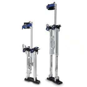 Laybus 313086298248 18 Inch To 30 Adjustable Height Silver Aluminum Drywall Stilts Work W