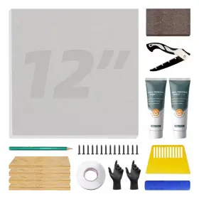 Laybus 445036272237 Comprehensive Drywall Repair Kit With Mesh Patch Tools And Adhesive For Large H