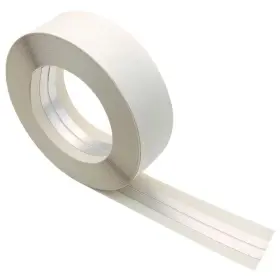 Laybus 445040275286 2 Inch X 150 Ft. Metal White Drywall Corner Bead Inside Tape For Easy Rep