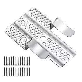 Laybus 726084443594 Professional Drywall Repair 1/2 Inch Stainless Steel Clips With 2