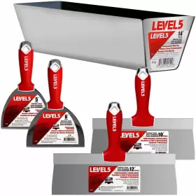 5-600 Level 5 Drywall Finishing Hand Tool Kit 6 Inch Joint Knives 10 12 Taping