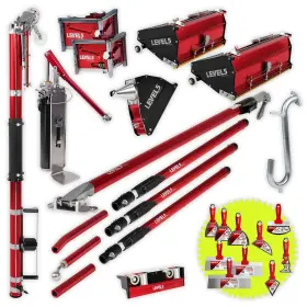 4-625 Level5 Full Taping/finishing Set High Capacity Boxes Ext. Handles - Auto