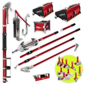 4-670p Level5 Drywall Taping Tools Mega Boxes Auto Taper Pump Minishot