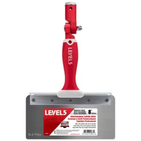 5-381 Level5 8 Inch Offset Knife 0.5mm Stainless Steel Flex Blade Soft-grip Handle