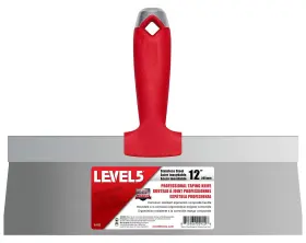 5-512 Level5 12-inch Stainless Steel Taping Knife With Solid Composite Handle Pre