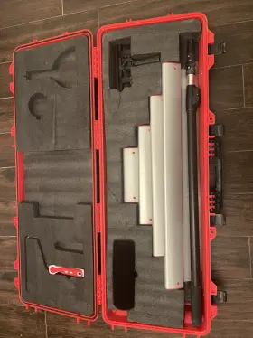 5-550 Level5 Skimming Blade And Compound Roller Set 10/16/24/32 Inch Blades Handle Case