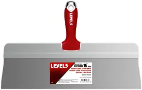 Level5 815966023228 16 Inch Big Back Taping Knife Stainless Steel With Soft Grip Handle 5-198