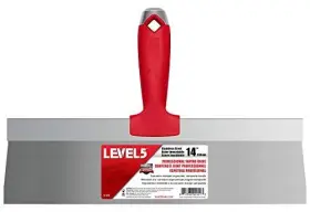 Level5 815966029213 14-inch Stainless Steel Taping Knife With Solid Composite Handle Premium Qu