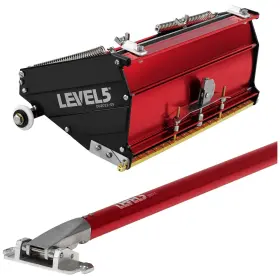 4-576 Level5 Tools Drywall 10 Inch Mega Flat Box With 40 - 62 Extension Handle