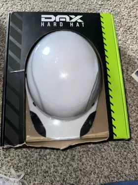 Hdfc-17wg Lift Safety Hdfc17wg Dax Hard Hat Cap Style White With Ratchet Suspension