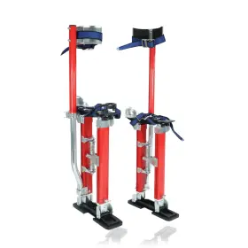 Littlestar2018 Dy48331 15 In -23 Adjustable Drywall Stilts Tool For Painters Walking Taping Red #2