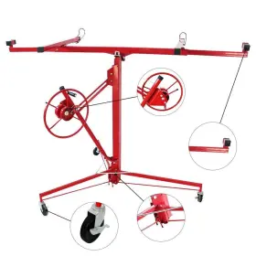 06wcl0002ard Lwwjj 11ft Drywall Lifter Panel Hoist Dry Wall Rolling Caster Sheetrock Jac #3