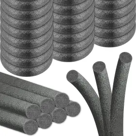 Macepason 600248658553 Foam Backer Rod For Gaps Concrete Crack Filler 5/8 Inch X 10 Feet Black