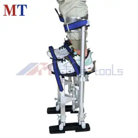 Mt3253613 Machine-tools 15 Inch - 23 Fits For Painters Walking Tool Silver Adjustable Aluminum Alloy Stilts