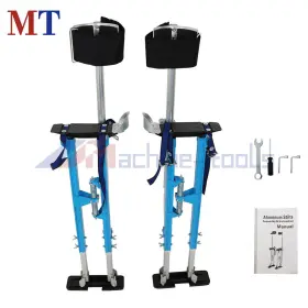 Mt4323583 Machine-tools 36 Inch - 48 Aluminum Tool Stilt With Knee Pad For Painting Painter Taping Blue #3