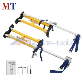 Mt4323857 Machine-tools 24 Inch -40 Drywall Stilt Adjustable Aluminum Tool For Painting Taping Yellow #3