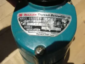6800dbv Makita Drywall Screwdriver Screw Gun Corded 115 Vac Vg #2