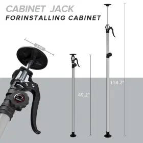 Ma-2023003 Manqo Cabinet Jack Support Pole Steel Telescopic Quick Rod With 132 L #2