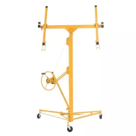Maocao Hoom 313034163147 16 Ft. Yellow Drywall Panel Hoist Lifter With Extension Combo