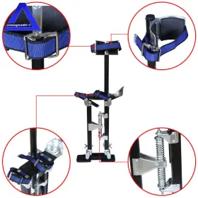 Amz1021078 Marddpair Drywall Stilts Painters Walking Finishing Tools - Adjustable 15 Inch 23 Black New #2