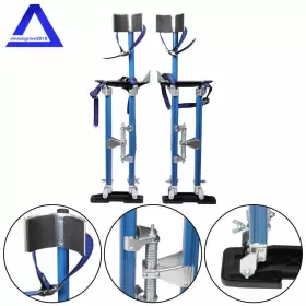 Amz1319627 Marddpair 24 - 40 Inch Professional Aluminum Adjustable Drywall Stilts Light Blue #2