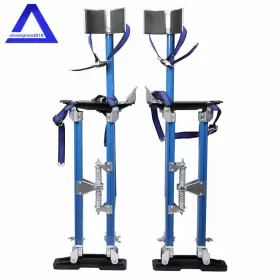 Amz1319627 Marddpair 24 - 40 Inch Professional Aluminum Adjustable Drywall Stilts Light Blue #3