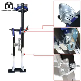 Mp1733458l Marddpair 15-23 Inch Drywall Stilts Aluminum Tool Stilts-black For Painting Painter Taping #2