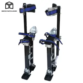 Mp1733458l Marddpair 15-23 Inch Drywall Stilts Aluminum Tool Stilts-black For Painting Painter Taping