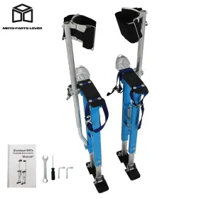 Mp2303807l Marddpair Drywall Stilts Painters Walking Finishing Adjustable 36 Inch - 48 Stilt Tools Blue #2