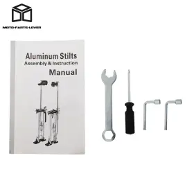 Mp2303807l Marddpair Drywall Stilts Painters Walking Finishing Adjustable 36 Inch - 48 Stilt Tools Blue #3