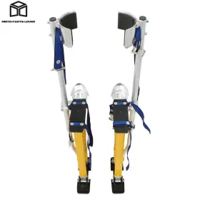 Mp2303953l Marddpair Yellow Drywall Stilt 24 Inch -40 Adjustable Aluminum Tool For Painting Taping #3