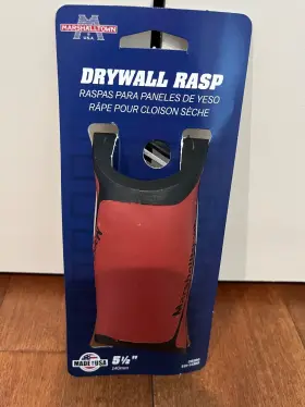 Dr390 Marshalltown 035965143905 5-1/2 Inch Stainless Steel Drywall Rasp Soft Grip Made In Usa