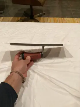 12asd Marshalltown Xtra Lite Curved Drywall Trowel 14 Inch X4.5 #3