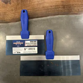28231 Marshalltown 2 - Blue Steel Taping Knives 8 Inch And 12 X 3 Unused / Open Box #2