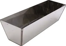 6397 Marshalltown Heli-arc Mud Pans 18 Inch Heavy Gauge Stainless Steel He