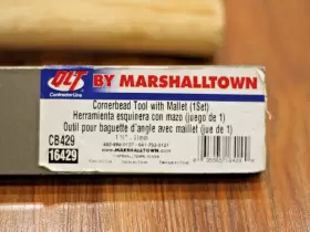 Cb429-16429 Marshalltown Qlt By Cb429 Cornerbead Tool With Mallet Set For 1-1/4-inch #2