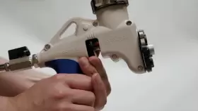 Ss21 Marshalltown Sharpshooter 2.1 Drywall Sprayer Gun With Hopper - Blue #3