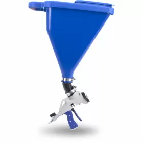 Ss21 Marshalltown Sharpshooter 2.1 Drywall Sprayer Gun With Hopper - Blue