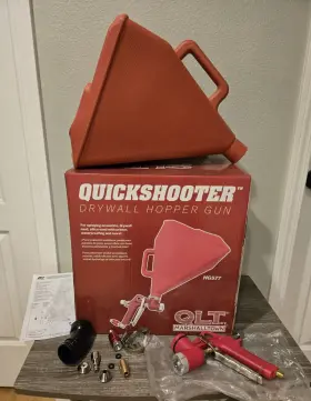 Hg577 Marshalltown Trowel Co Quickshooter Die-cast Aluminum/plastic Drywall Hopper Gun
