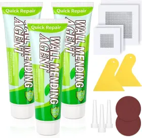 Mckanti 726084027329 Drywall Repair Kit - Spackle And Patch For Wall Holes Includes 4 Pcs Dryw