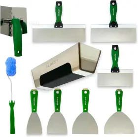Medusa 313026314373 S.s. Drywall Taping Tool Set With Adjustable And Reversible Angle