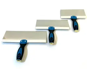 Medusa 445046859893 Stainless Steel Drywall Taping Knife Set With Professional Grade Mud Pan #2