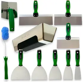 Medusa 744759890238 S.s. Drywall Taping Tool Set With Adjustable And Reversible Angle To Medusa 744759890238 S.s. Drywall Taping Tool Set With Adjustable And Reversible Angle To