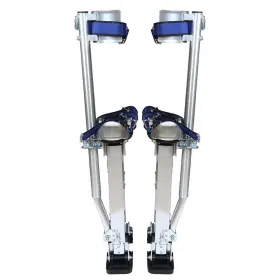902538 Menbager 24-40inch Aluminum Painter Taping Tool Silve Stilt Drywall Painting Stilts #2