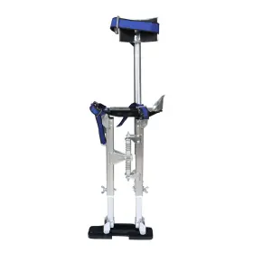 902538 Menbager 24-40inch Aluminum Painter Taping Tool Silve Stilt Drywall Painting Stilts #3