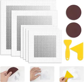 Lt-bqb-6pc Miokok Drywall Repairs Kit 6 Pieces Wall Patch Kits 4/6/8 Inch Multi-size Pack